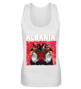 ALBANIA T-Shirt mit albanischem Adler