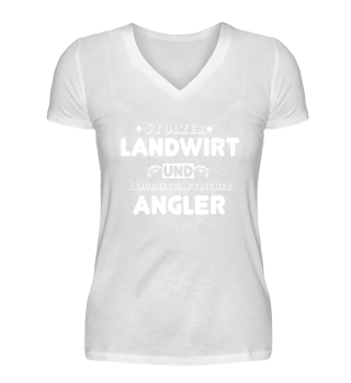 Landwirt T-Shirt Angler