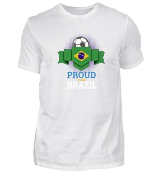 Proud Brazil Football-Soccer Shirt