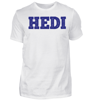 Shirt mit HEDI Druck.