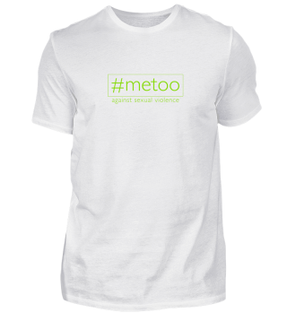 metoo - against sexual violence - green
