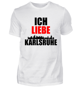 Meine Stadt T-Shirt ich liebe Karlsruhe