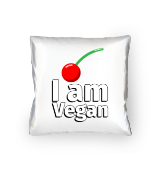 I am Vegan Kirsche - Illustration
