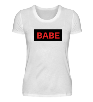 Babe T-Shirt Red
