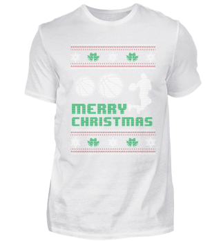 Funny Basketball Shirt Merry Christmas