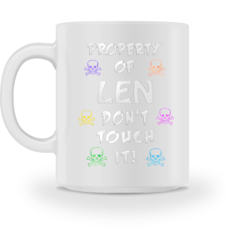 Property of Len Mug