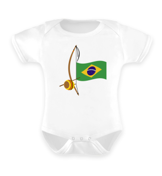 ★ Capoeira Berimbau Brazilian Flag 3