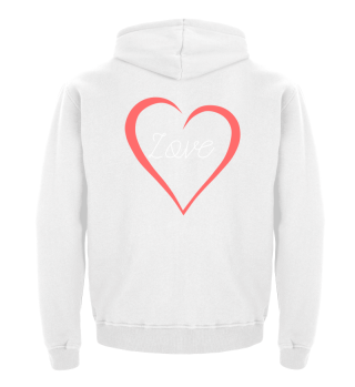Love Lettering Curved Heart As A Gift