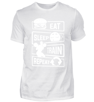 Eat Sleep Train Repeat - Fitness Gym