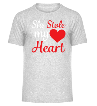 She stole my Heart shirt Valentines day 
