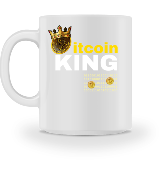 Bitcoin King! Ideal for Bitcoin enthusiasts and traders!