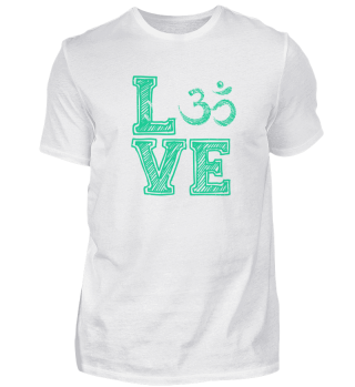Om Yoga Shirt with Love