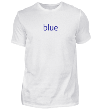 blue T-shirt - Geschenkidee