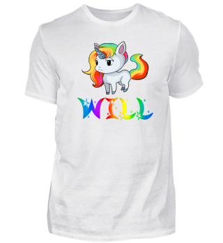 Will Unicorn Kids T-Shirt