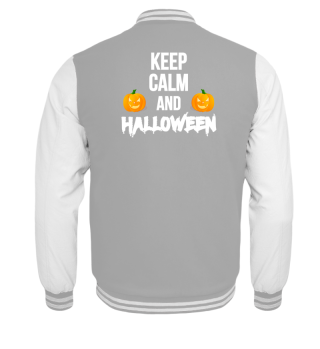 Keep Calm And Halloween mit Kürbissen