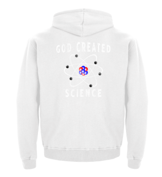 God created Science Geschenk Nerd