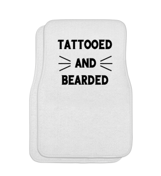 Funny Tattooed and Bearded T-Shirt Gift