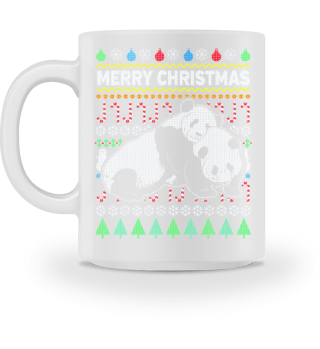 Pandas Ugly Christmas