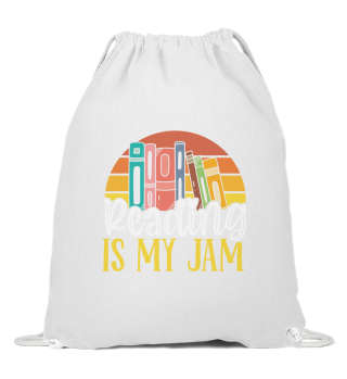 Reading Is My Jam Book Bookworm Gift