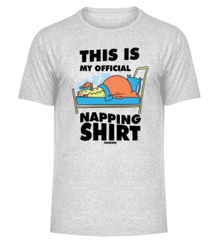 This Is My Official Napping Shirt Alpaca