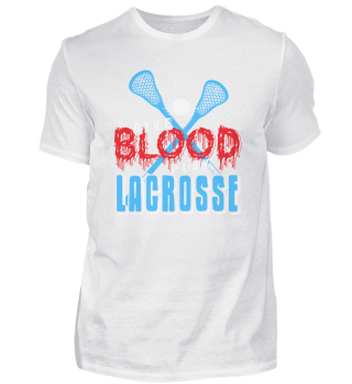 Retro Give Blood Play Lacrosse
