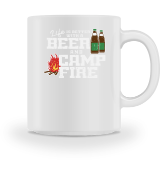 Funny Camping And Beer T-Shirt