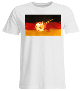 Deutschland Fußball Flamme 