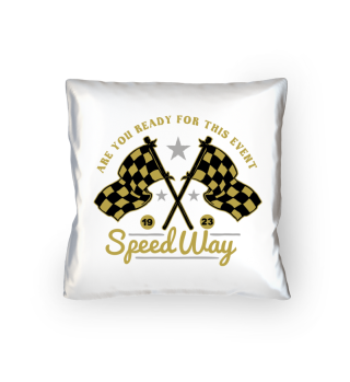 Speed Way Motorcycle Finish Flags Shirt