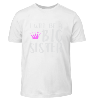 I'm going to be a big sister crown