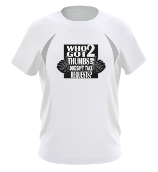 Dj T-Shirt 2 Thumbs 