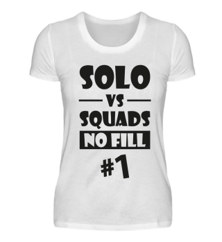 Gaming T-Shirt Solo Squads Frauen