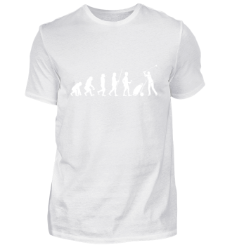 Evolution zum Golfer - T-Shirt