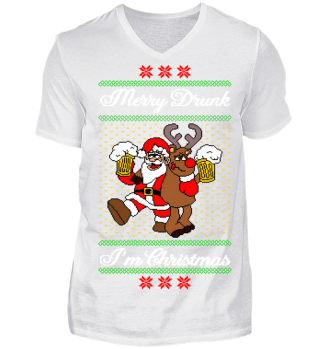 Merry Drunk I´m Christmas Ugly Xmas