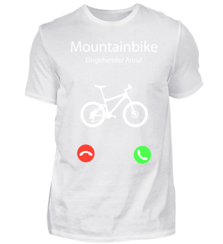 Mountainbike eingehender Anruf - Shirt