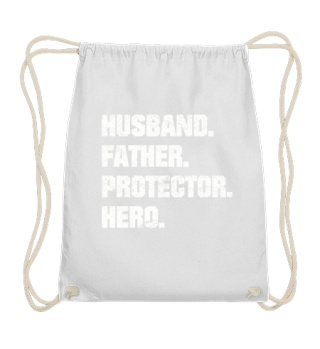 HUSBAND FATHER PROTECTOR HERO GIFT TEE