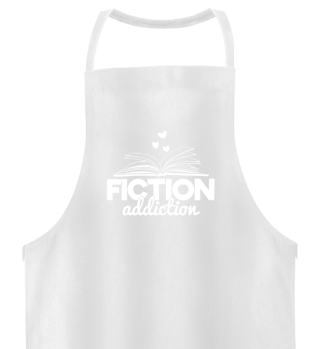 Fiction Addiction Bookworm Reading Quote Saying Book Design