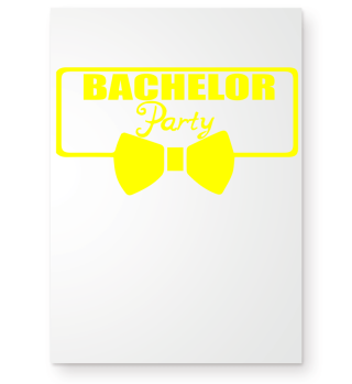GIFT- BACHELOR PARTY TIE YELLOW