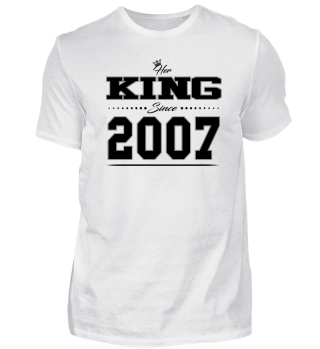 2007 Her King since geschenk partner 