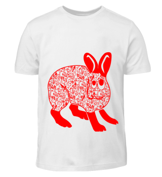 GIFT- CUTE RABBIT RED