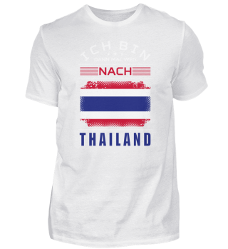 Thailand Fahne Auswanderer Geschenk
