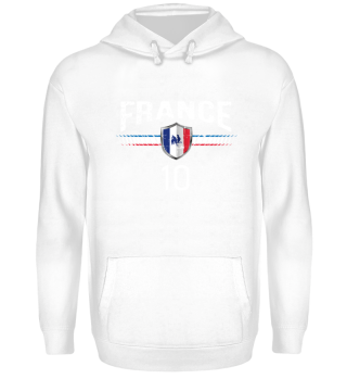 FRANCE FAN-SHIRT Nationalfarben Fußball