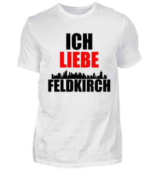 Meine Stadt T-Shirt ich liebe Feldkirch