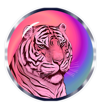 Tiger Art Ombre African Ombre Animal
