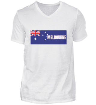 Melbourne City in Australian Flag