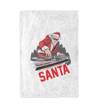 Frohe Weihnachten DJ Santa Weihnachtsman