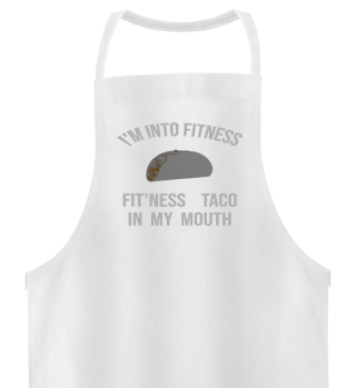 Fitness Taco lettering as a gift idea