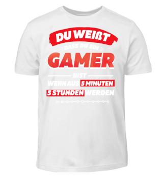 5 Minuten-Gamer Shirt