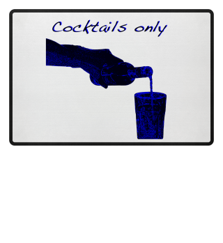 cocktails only drawn blue back 