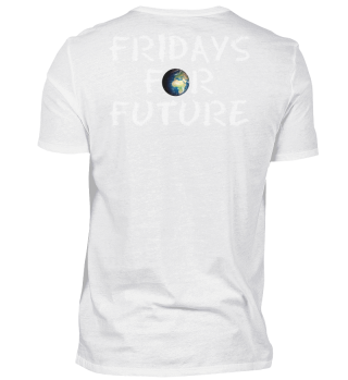 Fridays For Future Back Black
