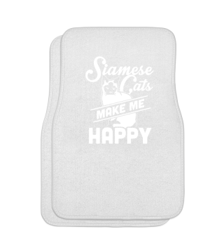 Siamese Cats Make Me Happy Gift